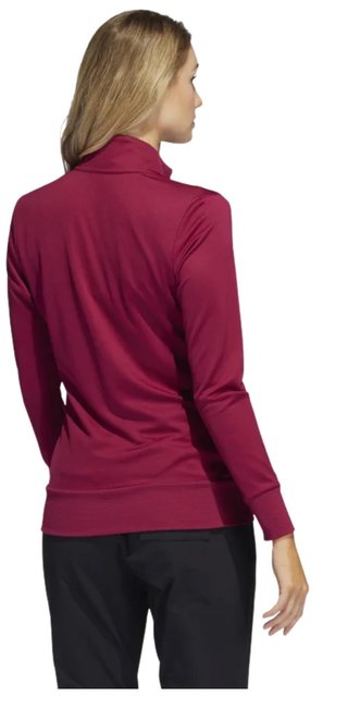 Adidas Textured Full-Zip damtröja, legacy burgundy