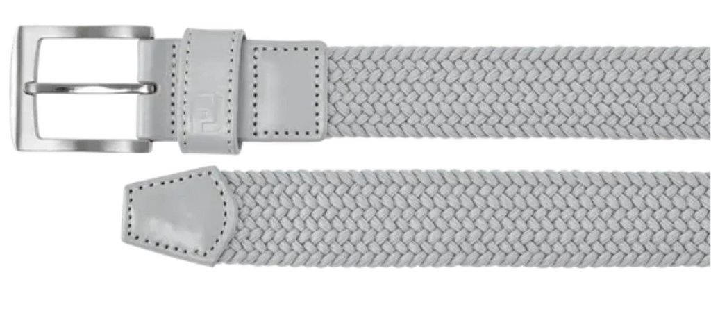 FootJoy Braided herr bälte, grå