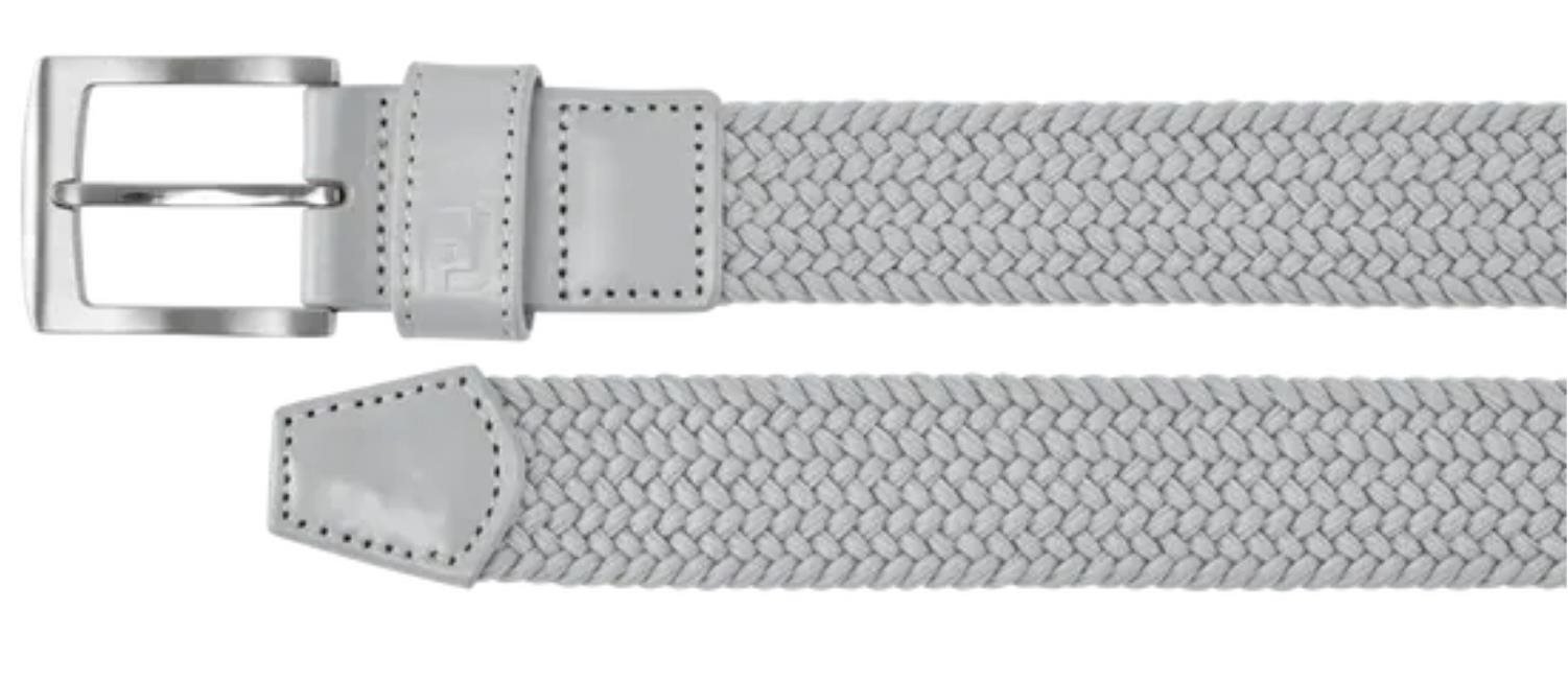 FootJoy Braided herr bälte, grå