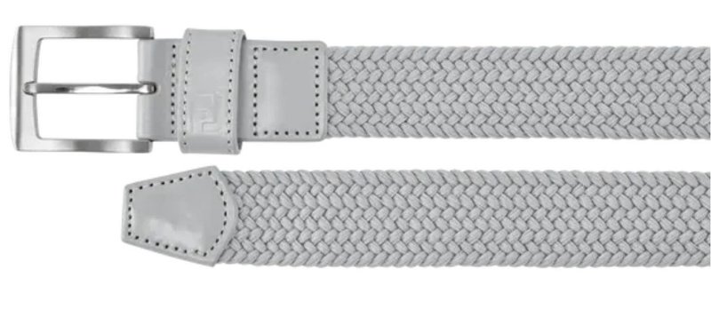 FootJoy Braided herr bälte, grå