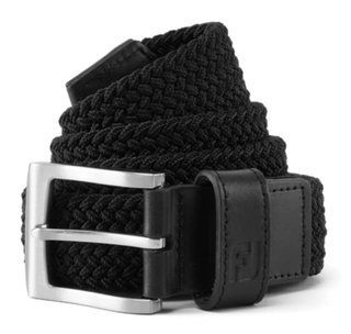 FootJoy Braided herr bälte, svart