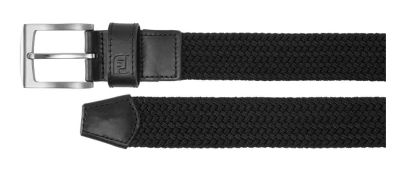 FootJoy Braided herr bälte, svart