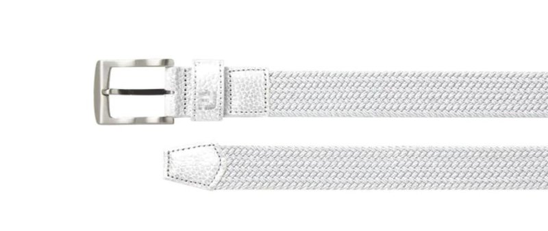 FootJoy Women's Braided damskärp, vitt