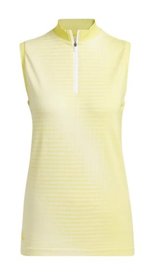 Adidas Primeknit damlinne polo, gul