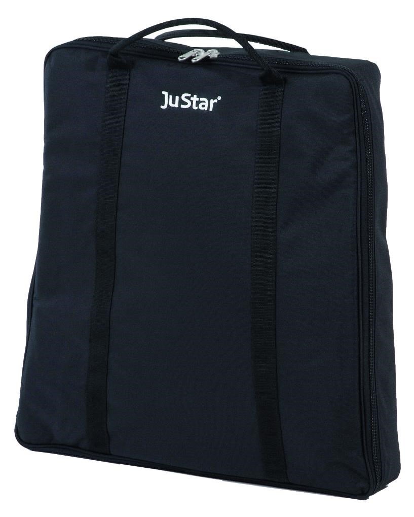 JuStar carry bag (Silver/Black Series, Silver manual, Carbon Light) cart bag, svart