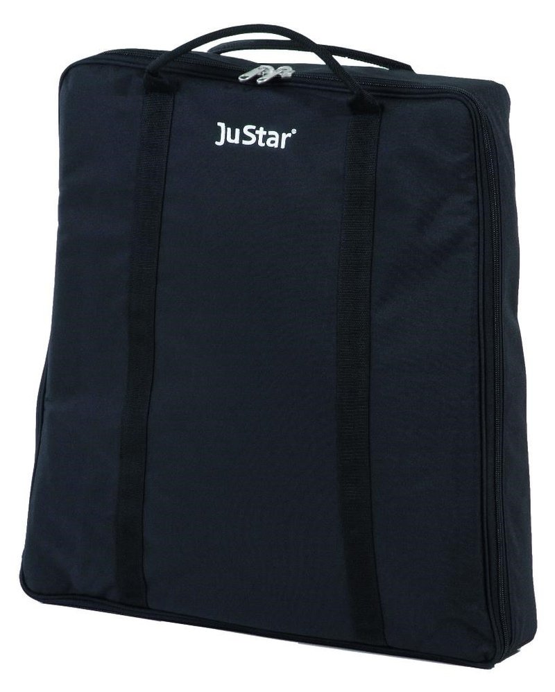 JuStar carry bag (Silver/Black Series, Silver manual, Carbon Light) cart bag, svart