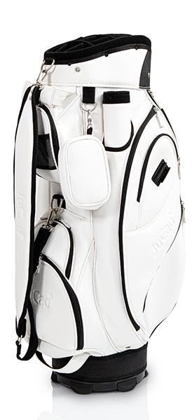 JuCad Style cart bag, vit/svart