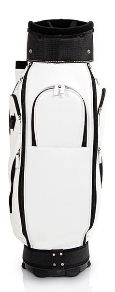 JuCad Style cart bag, vit/svart