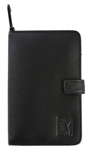 PGA Tour Real Leather Score Card and Accessory Wallet, svart