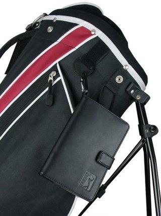 PGA Tour Real Leather Score Card and Accessory Wallet, svart