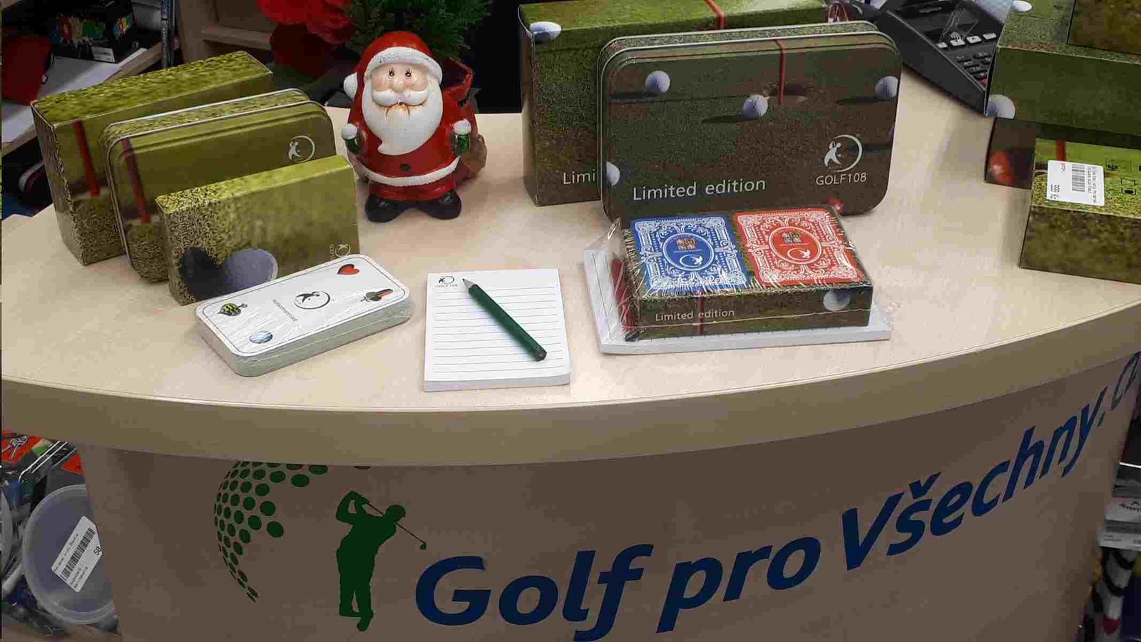 Ostatní Golfové hrací karty pro mariáš, limitovaná edice Klasik golfkort