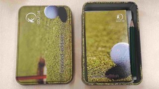 Golfové hrací karty pro mariáš, limitovaná edice Retro golfkort