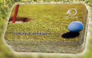 Golfové hrací karty pro mariáš, limitovaná edice Retro golfkort