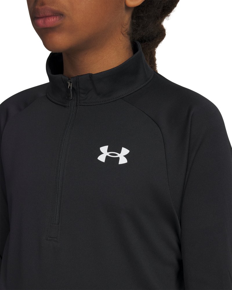 Under Armour Tech 2.0 1/2 Zip junior sporttröja, svart