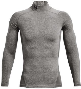 Under Armour ColdGear® Compression Mock herr topp, charcoal light heather/black
