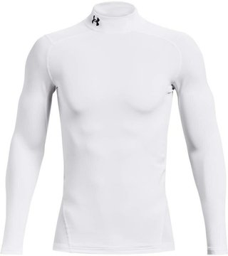 Under Armour ColdGear® Compression Mock herr termotröja, vit