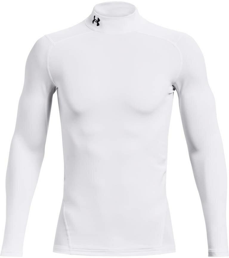 Under Armour ColdGear® Compression Mock herr termotröja, vit