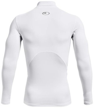 Under Armour ColdGear® Compression Mock herr termotröja, vit
