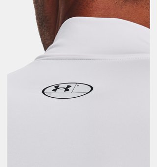 Under Armour ColdGear® Compression Mock herr termotröja, vit