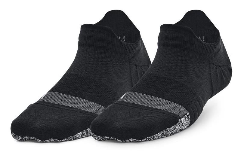 Under Armour Breathe 2 No Show Tab damstrumpor (2 par), svarta