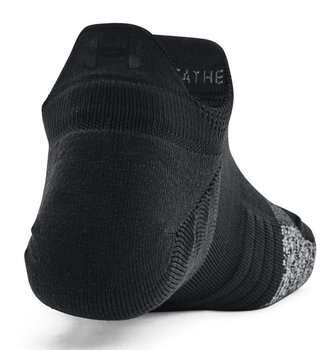 Under Armour Breathe 2 No Show Tab damstrumpor (2 par), svarta