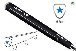 Golf Pride Pro Only Blue Star 81cc putter grip, svart