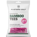 Masters Golf Masters Graduated Bamboo Tees 57mm (2 1/4"), 20-pack, Rosa