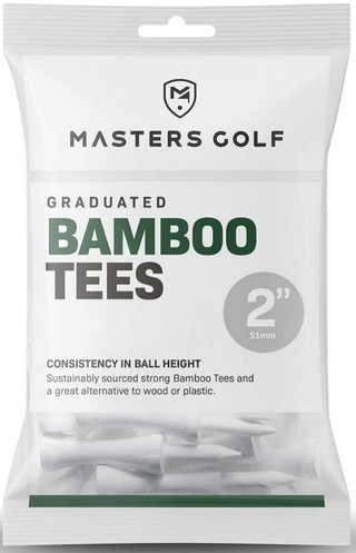 Masters Golf Masters Graduated Bamboo tees 51mm (2"), 20st