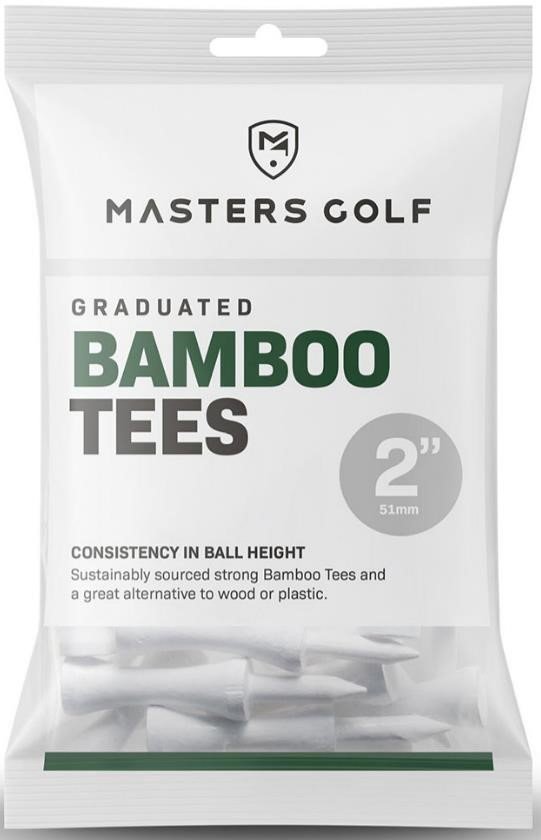 Masters Golf Masters Graduated Bamboo tees 51mm (2"), 20st