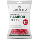 Masters Golf Masters Graduated Bamboo Tees 32mm (1 1/4"), 25-pack, röd