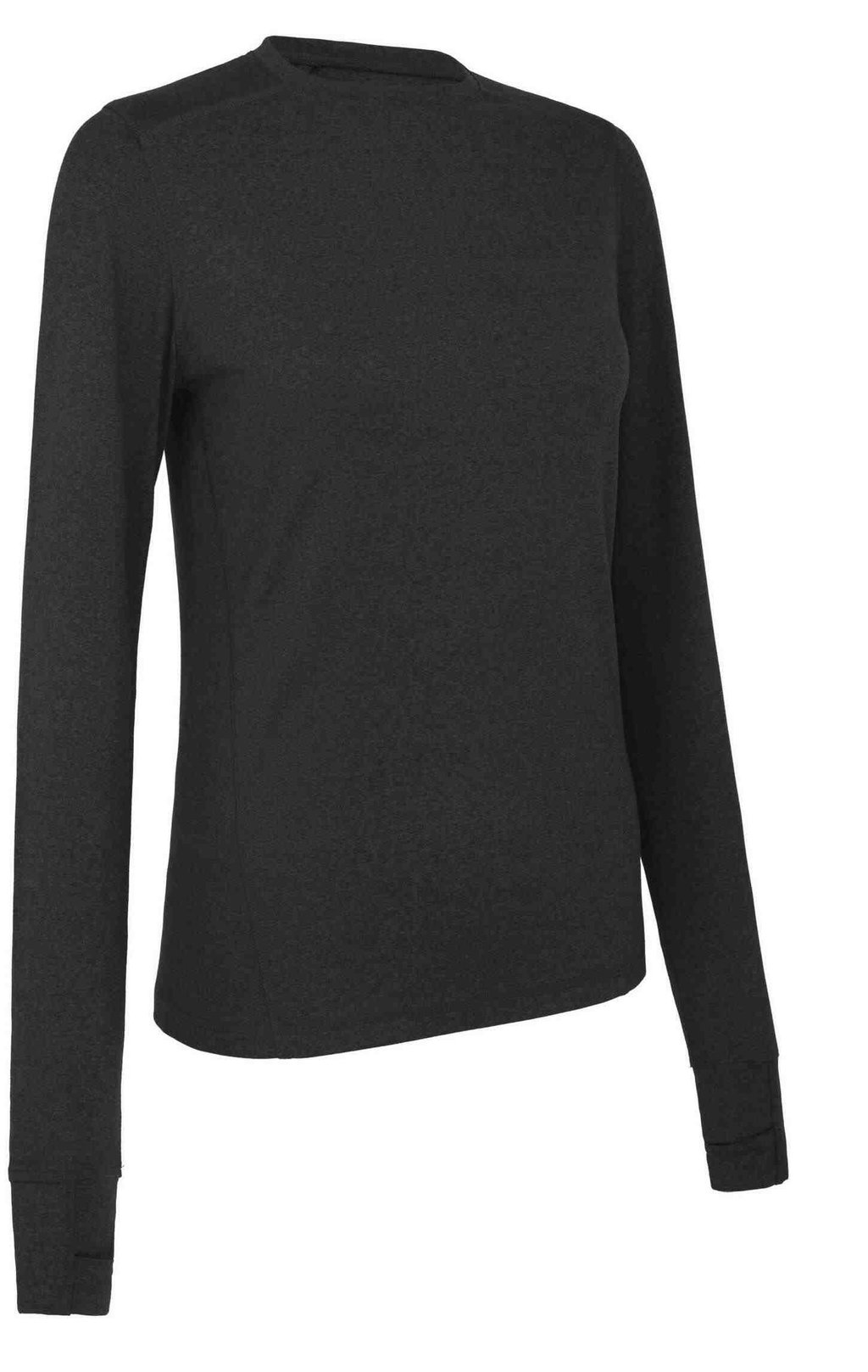 Callaway Longsleeve Crew Neck dam underställ, ebony heather
