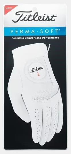 Titleist Perma-Soft herr golfhandske, vit
