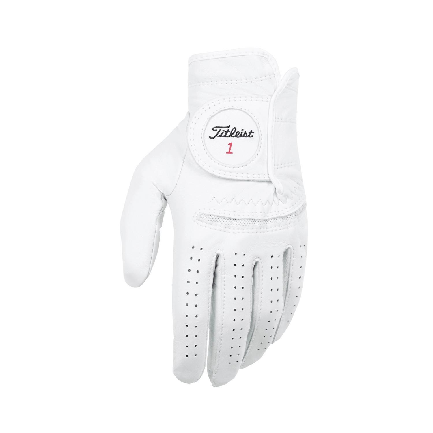 Titleist Perma-Soft Cadet herr golfhandske, vit