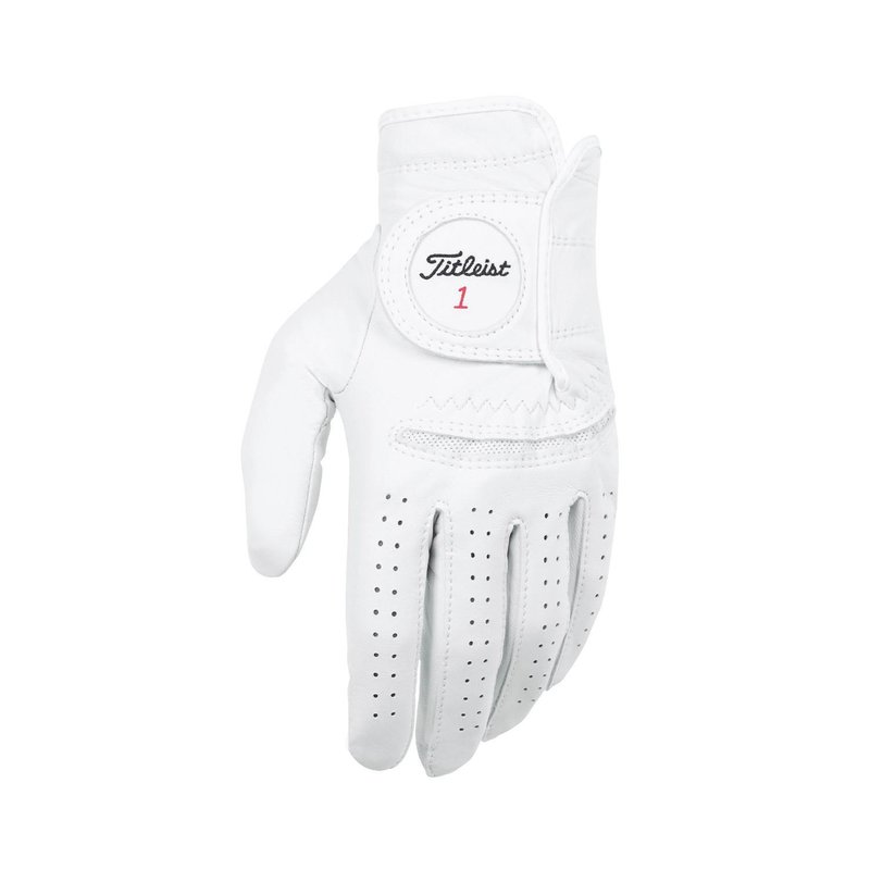 Titleist Perma-Soft Cadet herr golfhandske, vit