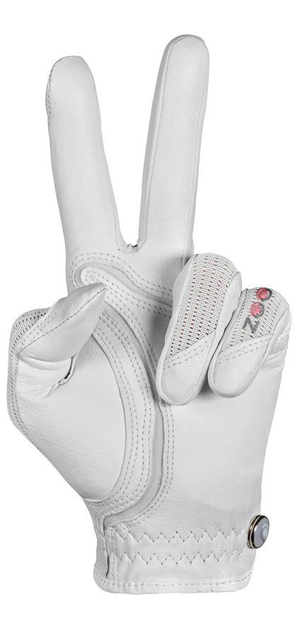Zoom Zoom Sun Style damhandskar i golf, vit