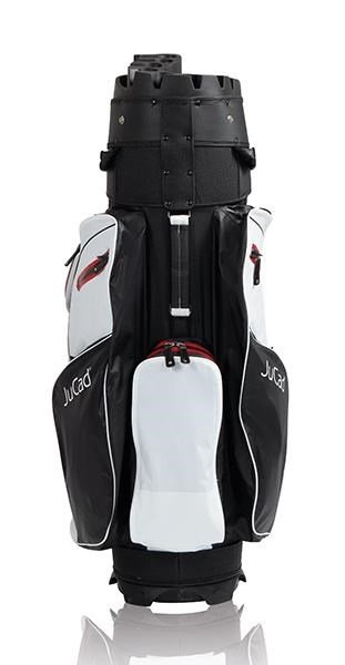 JuCad Manager Dry cart bag, svart/vit/röd