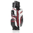 JuCad Manager Dry cart bag, svart/vit/röd