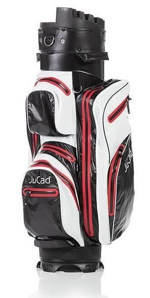 JuCad Manager Dry cart bag, svart/vit/röd