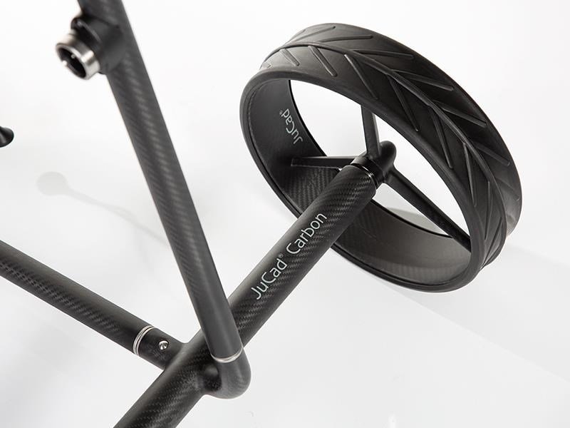 JuCad Carbon Travel Nero SV 2.0 elektrisk trolley, svart
