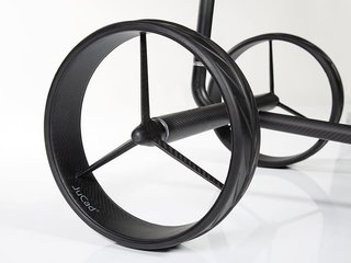 JuCad Carbon Travel Nero SV 2.0 elektrisk trolley, svart