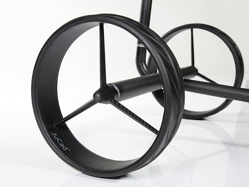JuCad Carbon Travel Nero SV 2.0 elektrisk trolley, svart