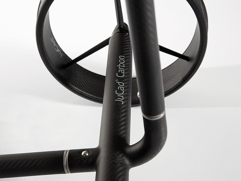 JuCad Carbon Travel Nero SV 2.0 elektrisk trolley, svart
