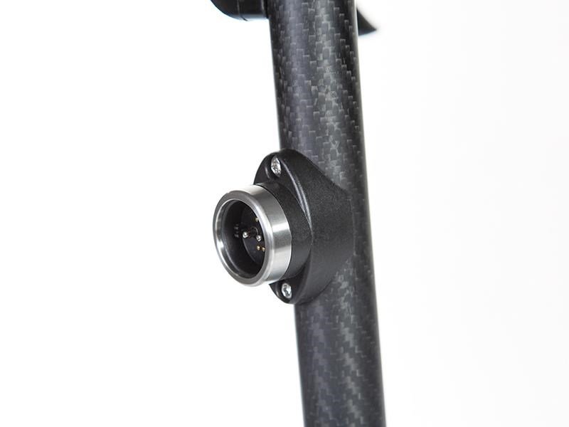 JuCad Carbon Travel Nero SV 2.0 elektrisk trolley, svart