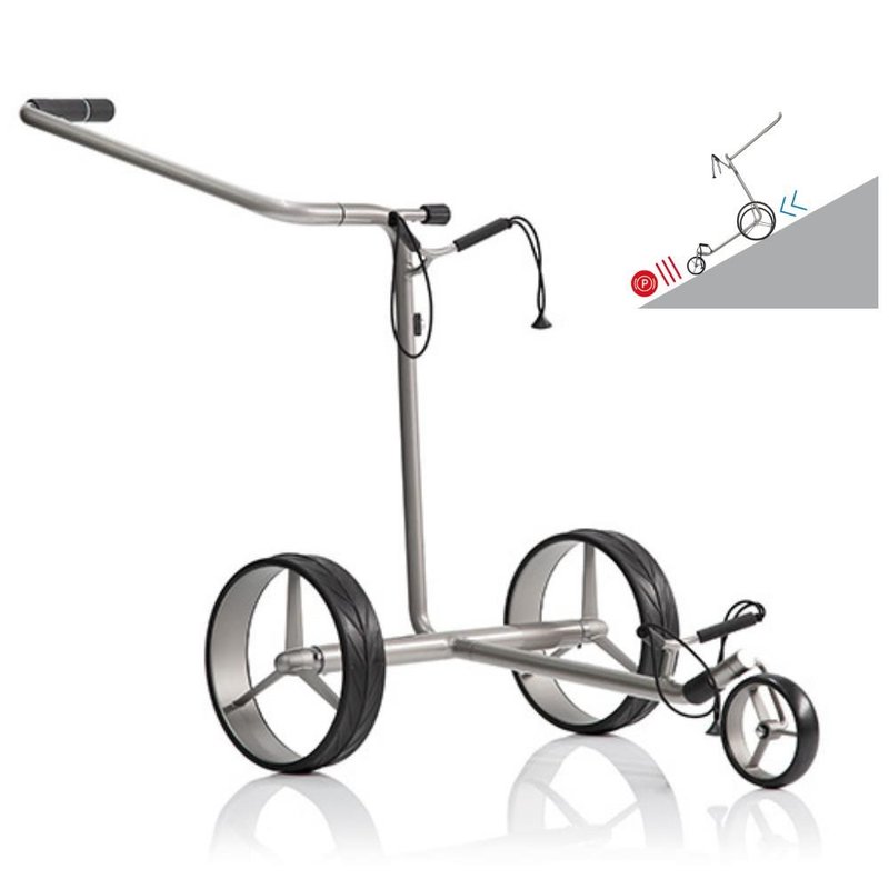 JuStar Silver 1.0 elektrisk vagn, stříbrná