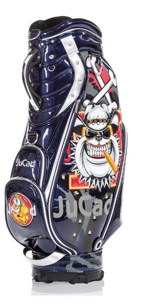 JuCad Luxury cart bag, blå/vit