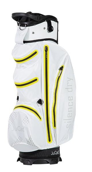JuCad Silence Dry cart bag, vit/gul
