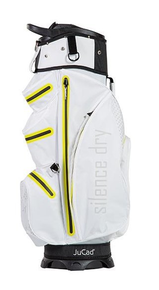 JuCad Silence Dry cart bag, vit/gul