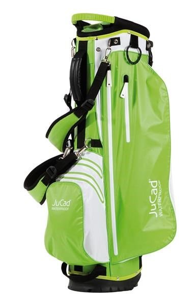 JuCad Waterproof 2in1 stand bag, grön/vit