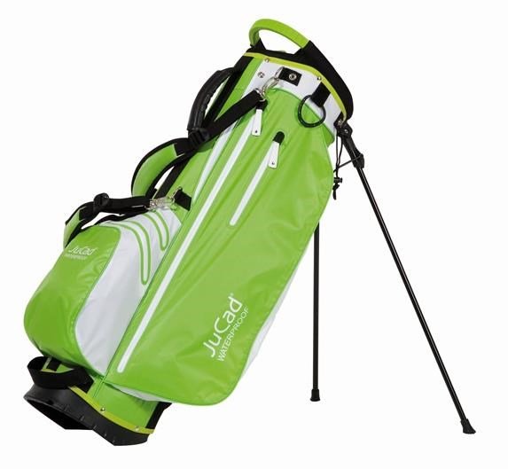 JuCad Waterproof 2in1 stand bag, grön/vit
