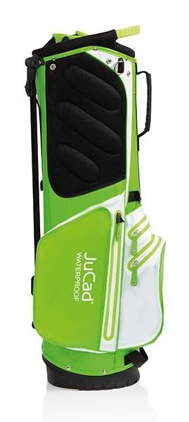 JuCad Waterproof 2in1 stand bag, grön/vit